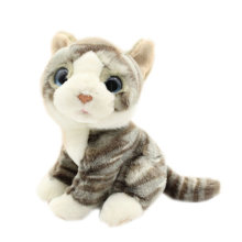 Lifelike Stuffed Animals Toy Soft Cat Plush Toy for Sale